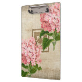 Roze Hydrangea Trossen II Klembord (Links)