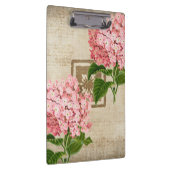 Roze Hydrangea Trossen II Klembord (Rechts)
