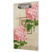 Roze Hydrangea Trossen II Klembord (Links)