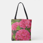  Roze Hydrangea Tuin Bloemen Canvas tas (Achterkant)