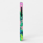 Roze hydrangea Tuin met gele vulling Case-Mate iPhone Case (Achterkant/links)