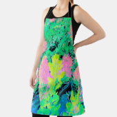 Roze hydrangea Tuin met gele vulling Schort (Insitu)