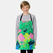 Roze hydrangea Tuin met gele vulling Schort (Gedragen)