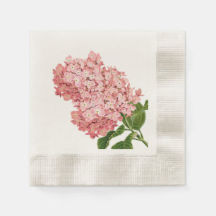 Roze Hydrangea uit de Vintage-collectie, Op Maat G Servetten