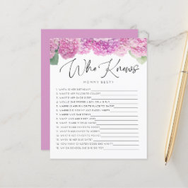 Roze Hydrangea Wie Kent Mama Baby Games