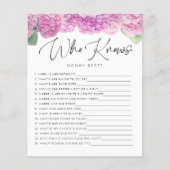 Roze Hydrangea Wie Kent Mama Baby Games (Voorkant)