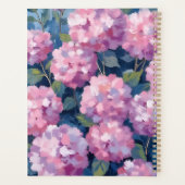 Roze Hydrangea's Bloemenschildering in Waterverf Planner (Achterkant)