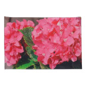 Roze hydrangeas kussensloop (Achterkant-Rechts)