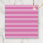 Roze Hydrangeas Meisje Baby shower Dank u Bedankjes Labels (Achterkant)