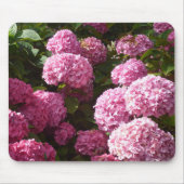 Roze hydrangeas muismat (Voorkant)