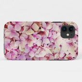 Roze hydrangeas-ontwerp Case-Mate iPhone case (Achterkant (horizontaal))