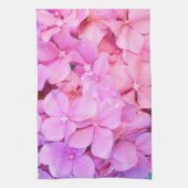 Roze hydrangeas theedoek (Verticaal)