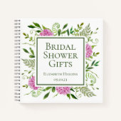 Roze hydrangeas Vrijgezellenfeest Gifts Notitieboek (Voorkant)