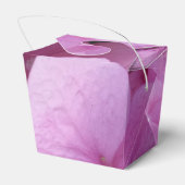 Roze hydrangeenventilator uit de voorverpakking bedankdoosjes (Achterkant)