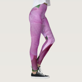 Roze hydrangeenventilatorLeggings Leggings