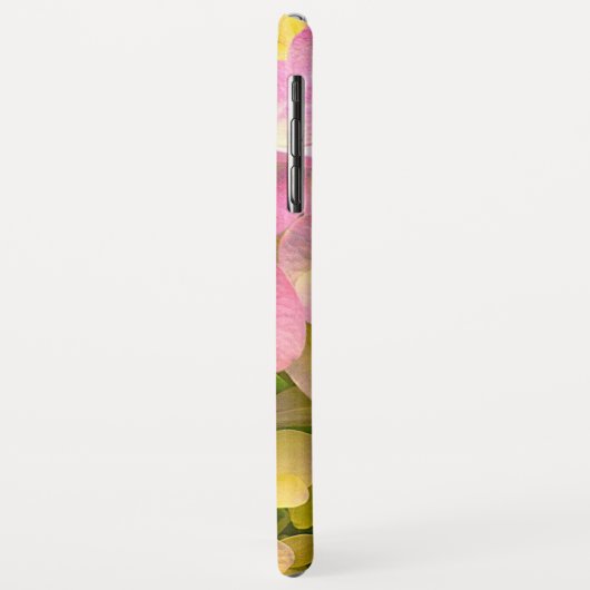 Roze hydrangeventilator Case-Mate iPhone case (Achterkant/links)