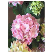  roze Hygrangea Klembord (Achterkant)