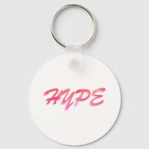 Roze hype sleutelhanger