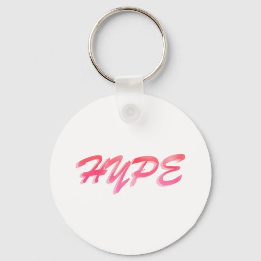 Roze hype sleutelhanger (Voorkant)