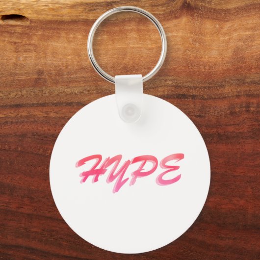 Roze hype sleutelhanger (Voorkant)