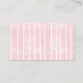 Roze Ice Cream Baby shower Luier Raffle Ticket Informatiekaartje (Achterkant)