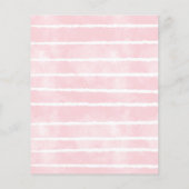 Roze Ice Cream Baby shower wenst Baby Kaart (Achterkant)