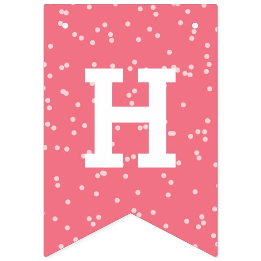 Roze Ice Cream Sparkler Gelukkige 1e Verjaardag Ba Vlaggetjes (Tweede vlag)