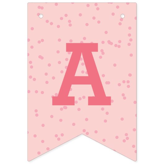 Roze Ice Cream Sparkler Gelukkige 1e Verjaardag Ba Vlaggetjes (Derde vlag)