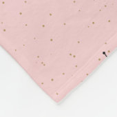 Roze Iconische Atomic Starbursts Fleece Deken (Hoek)