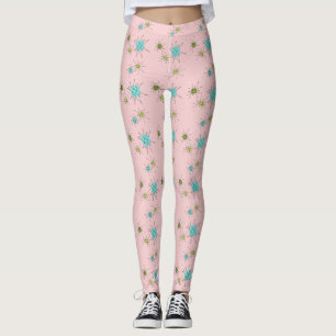 Roze Iconische AtoomLeggings Starbursts Leggings