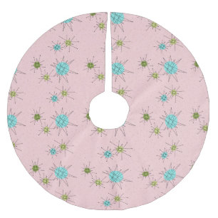 Roze Iconische atoomstaarstbomen Kerstboom Rok