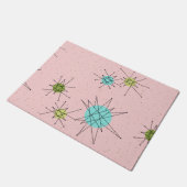 Roze Iconische atoomstartbarsten Deurklep Deurmat (Schuin)