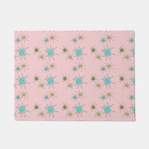Roze Iconische atoomstartbarsten Deurklep Deurmat