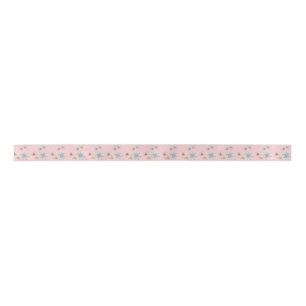 Roze Iconische atoomstoot Ribbon Satijnen Lint