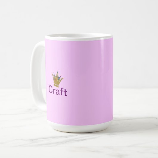 Roze iCraft-Mok Koffiemok (Voorkant links)