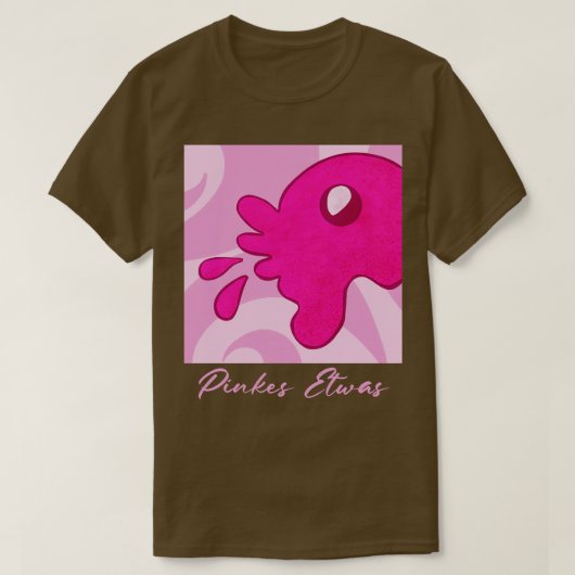 Roze iets t-shirt (Design voorkant)