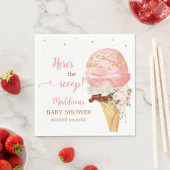 Roze Ijs Baby Shower Servet (Insitu)