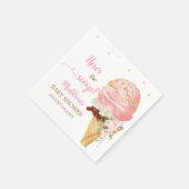 Roze Ijs Baby Shower Servet (Hoek)