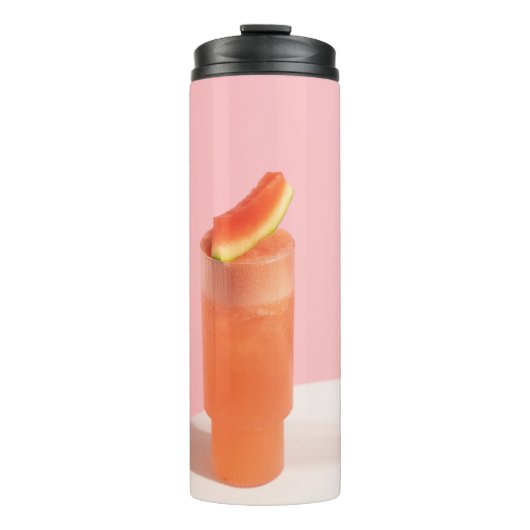 Roze ijs op kegel thermosbeker (Voorkant)