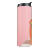 Roze ijs op kegel thermosbeker (Gedraaid links)