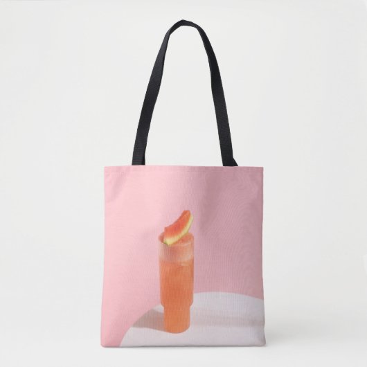 Roze ijs op kegel tote bag (Voorkant)