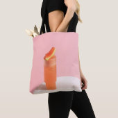 Roze ijs op kegel tote bag (Dichtbij)