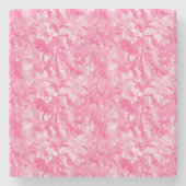 Roze ijs stenen onderzetter (Voorkant)