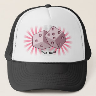 Roze ijs trucker pet