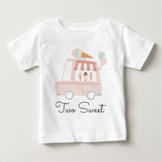 Roze Ijs Twee Lief 2e Verjaardagsfeestoutfit (Voorkant)