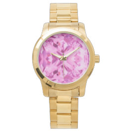 Roze ijsband horloge