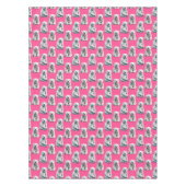 Roze IJsbeer Patroon Ontwerp Tafelkleed (Voorkant)
