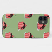 Roze ijsbekertjes op groen Case-Mate iPhone case (Achterkant (horizontaal))