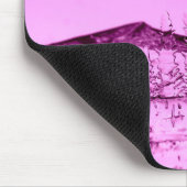 Roze ijsfoto muismat (Hoek)