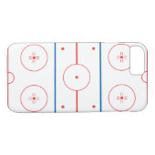 roze ijshockey Case-Mate iPhone case (Achterkant (Horizontaal))
